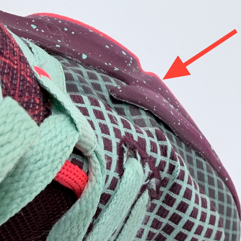 Nike LeBron Witness 7 GS Dark Beetroot Crimson FB8976-600 Size 4Y Womens 5.5 - Picture 3 of 10